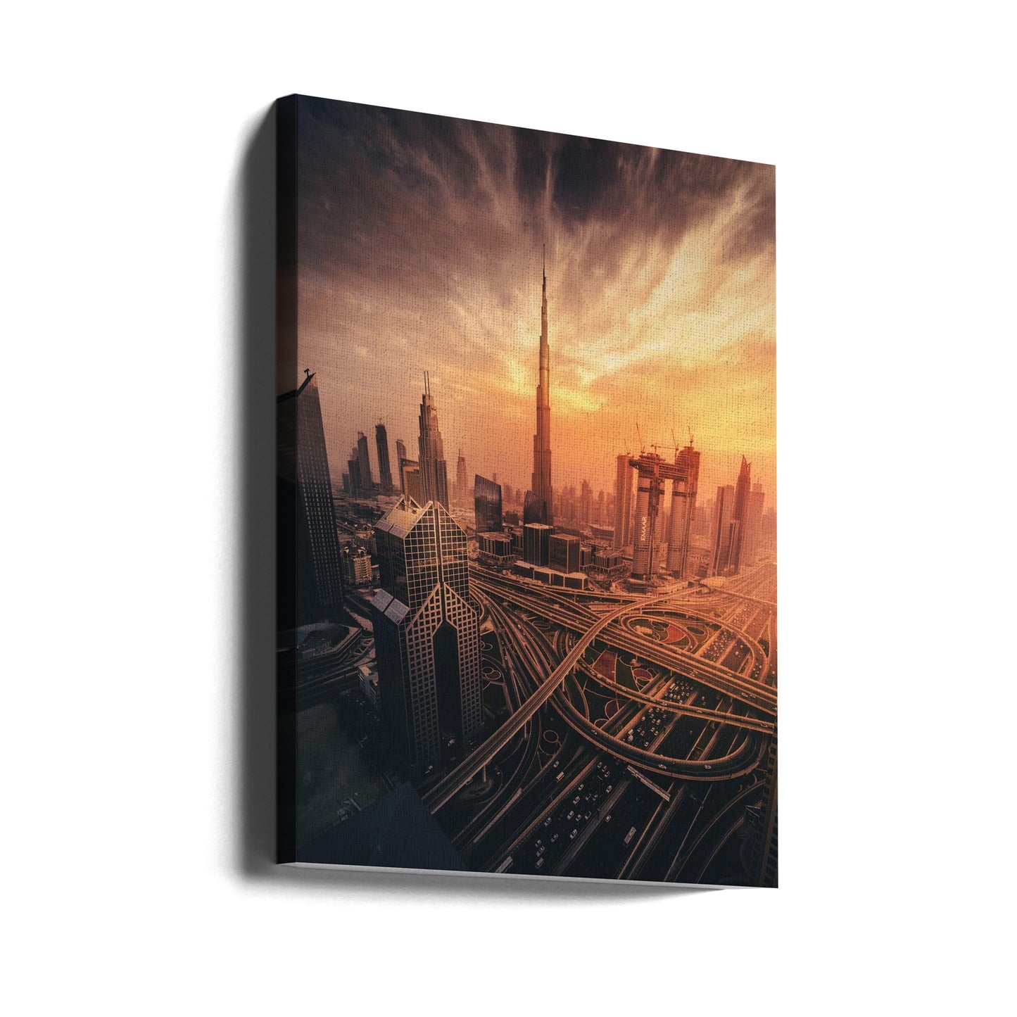 Dubais brinnande solnedgång | Canvas