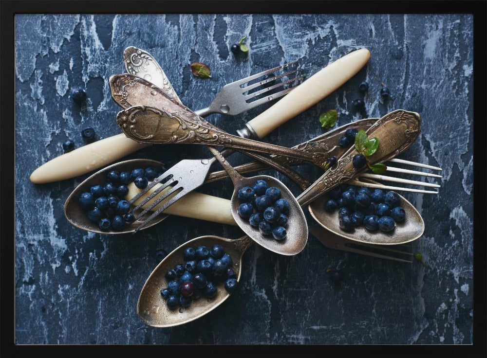 Spoons & Blueberries | Poster