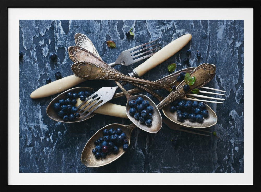 Spoons & Blueberries | Poster