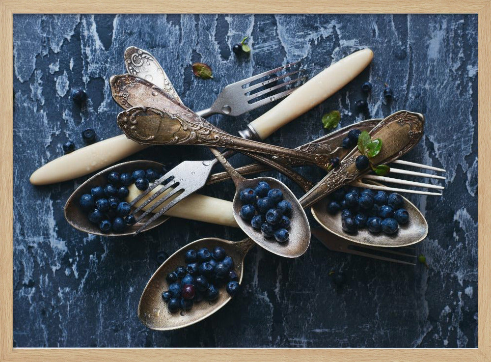 Spoons & Blueberries | Poster