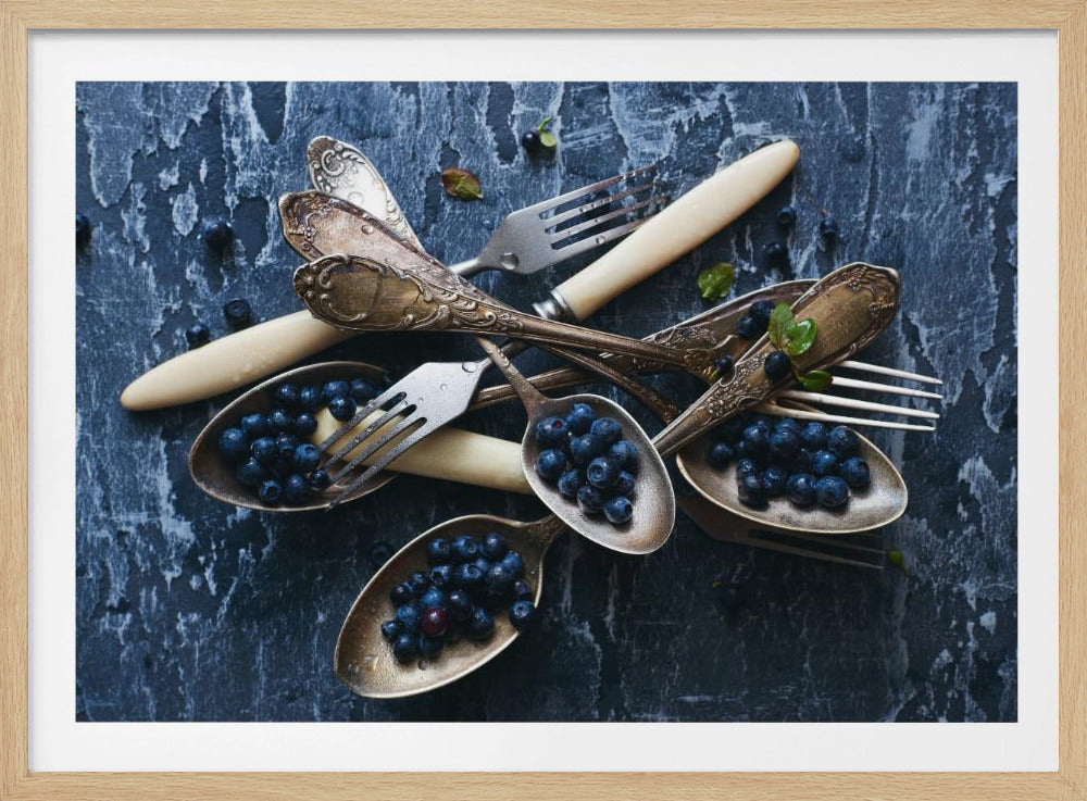 Spoons & Blueberries | Poster