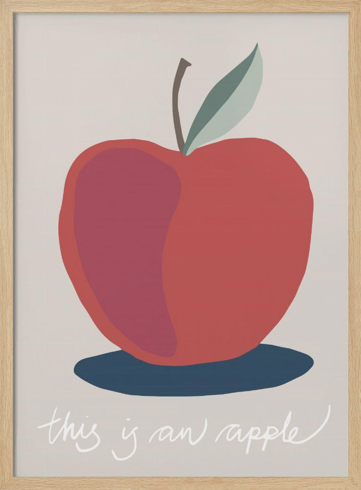 This is an Apple | Poster