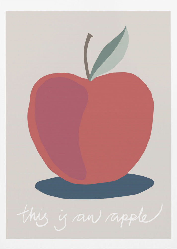 This is an Apple | Poster