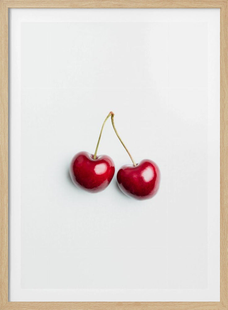 Coppia di ciliegie | Poster - Stampe d’Arte