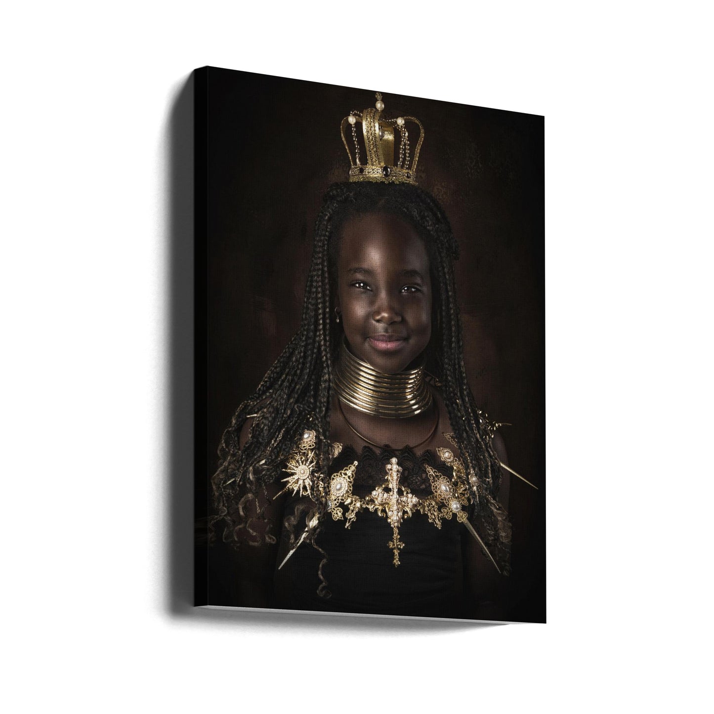Fille en or | Tableaux sur Toile