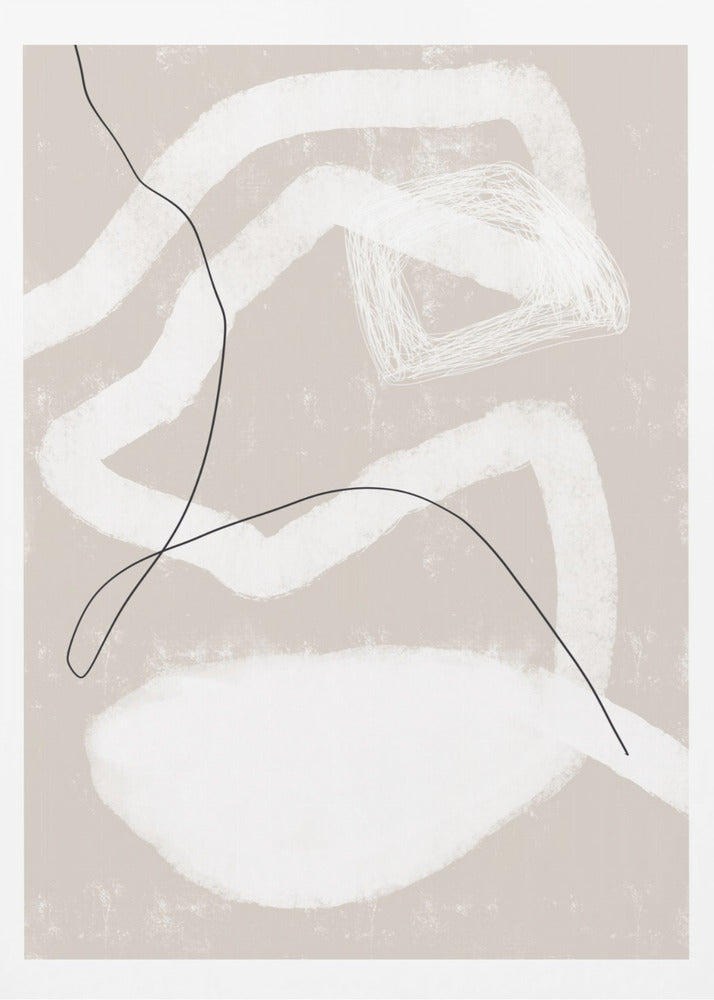 Lignes et formes organiques | Affiches