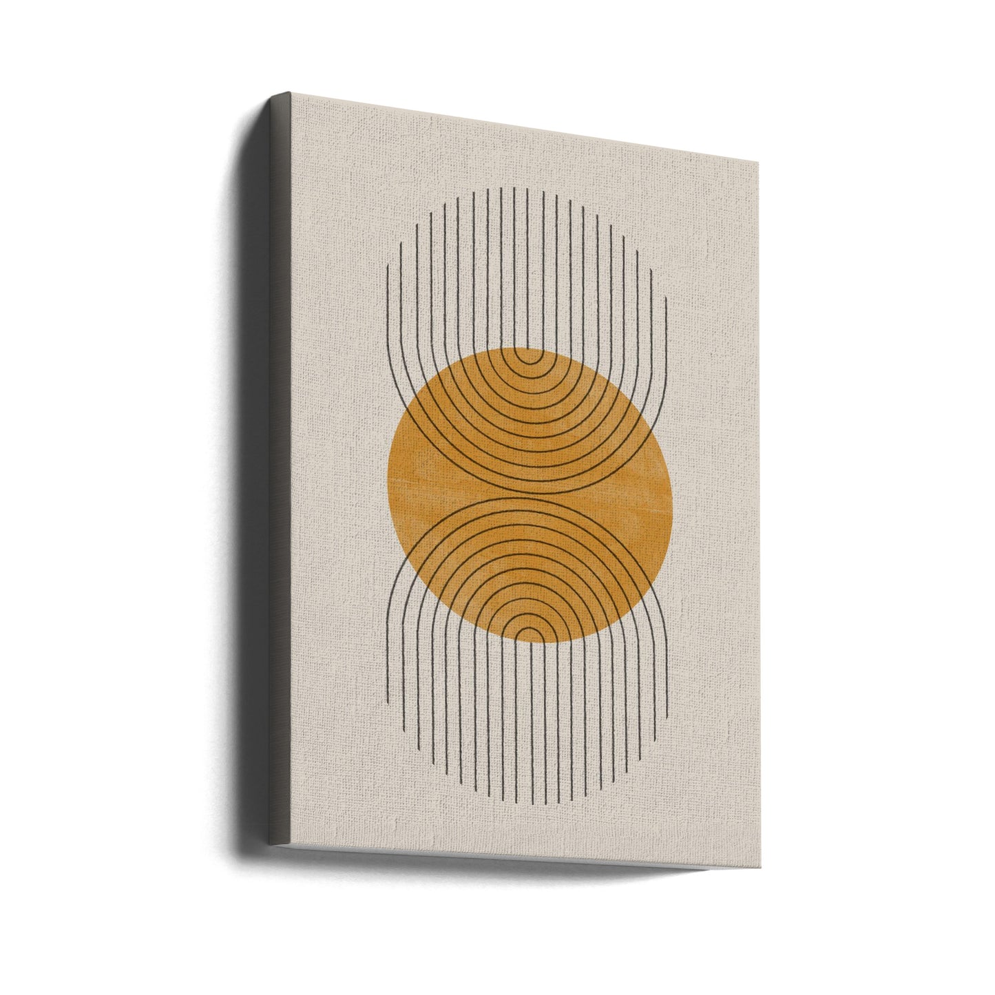 Pointe parfaite jaune | Tableaux sur Toile