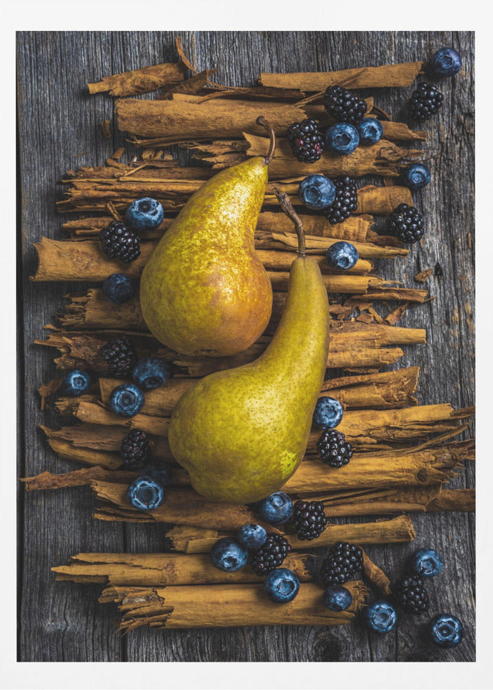 Pears and cinammon | Poster