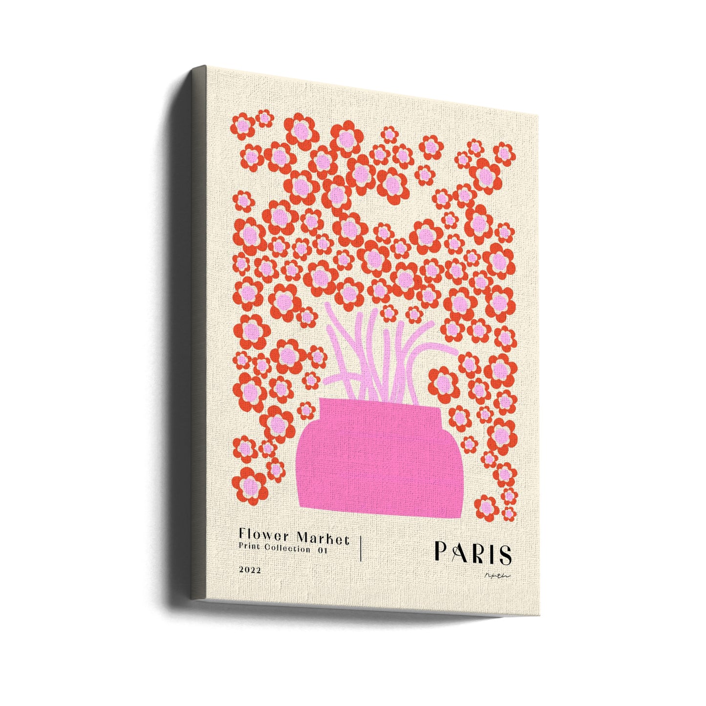 Blomstermarknaden. Paris | Canvas