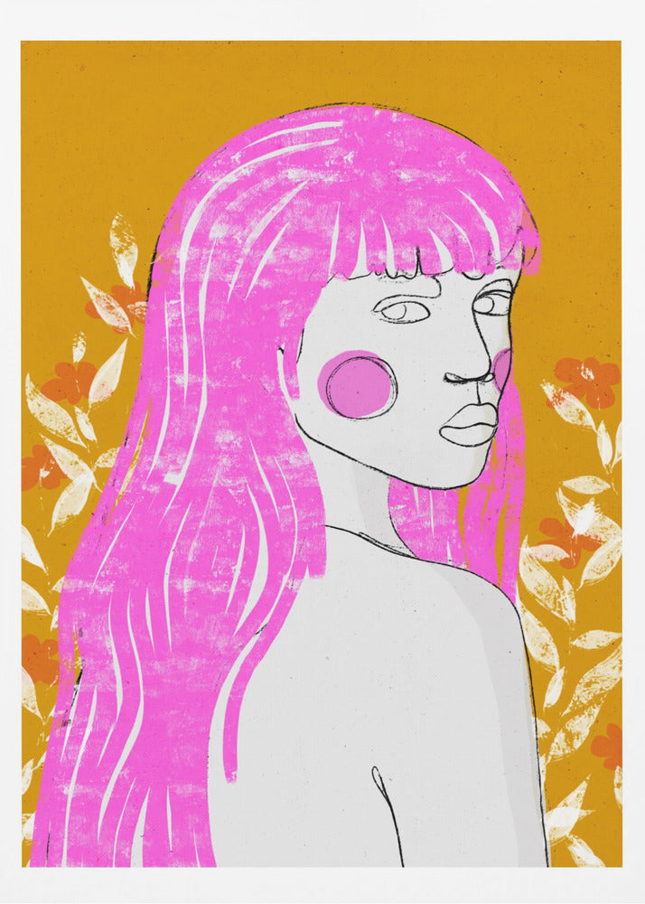 Regard murmurant rose | Affiche