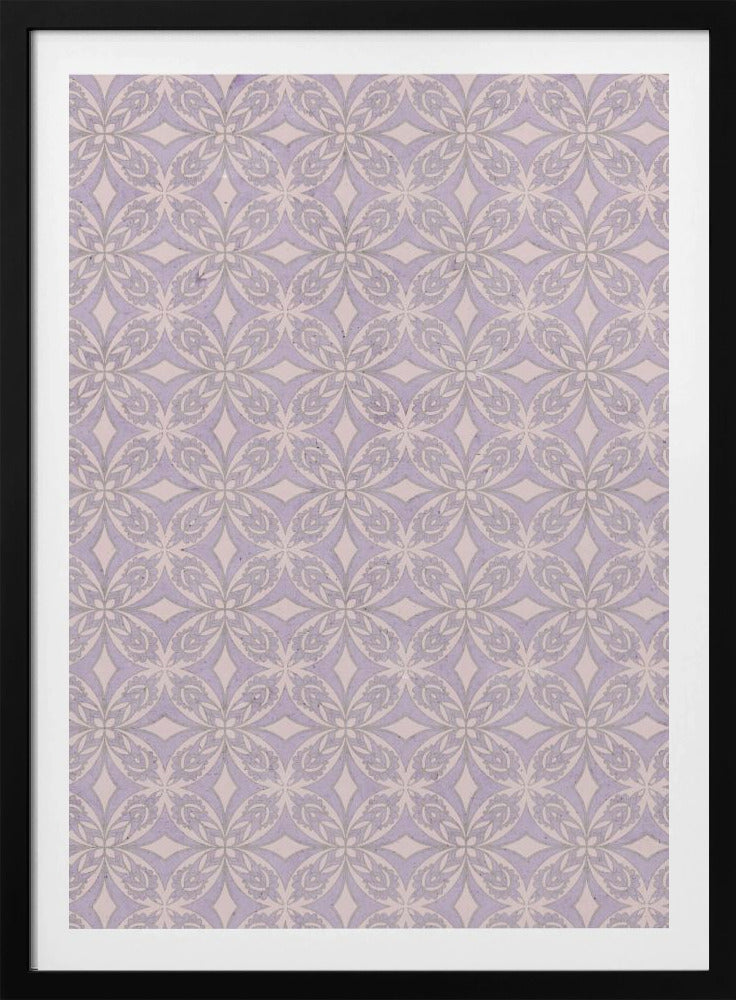 Lavendelblüten-Tessellation | Poster
