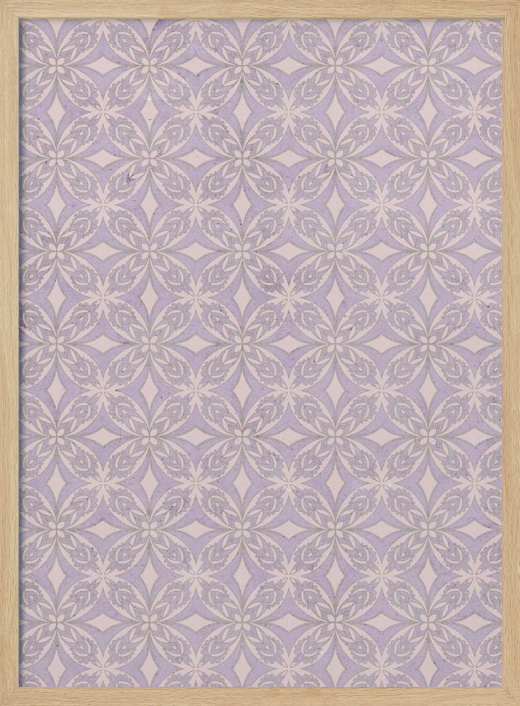 Lavendelblüten-Tessellation | Poster