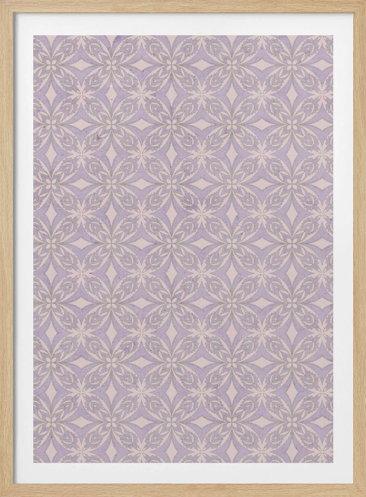 Lavendelblüten-Tessellation | Poster