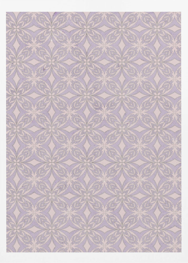 Lavendelblüten-Tessellation | Poster