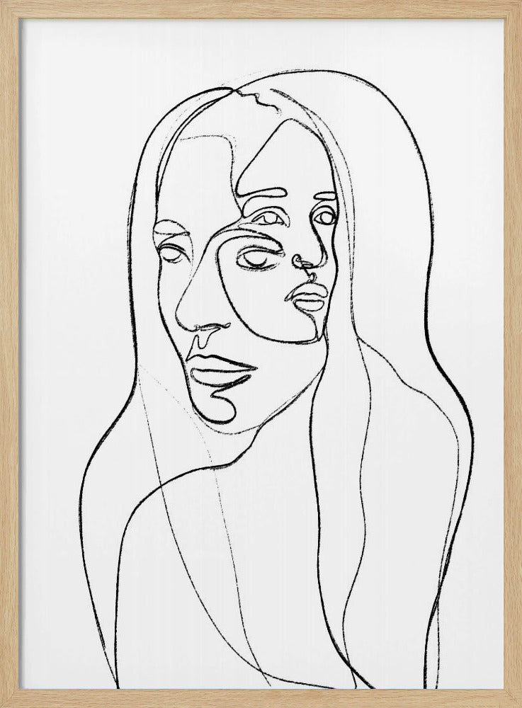 Reflektioner i linjer | Poster