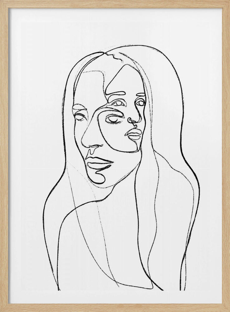 Reflektioner i linjer | Poster