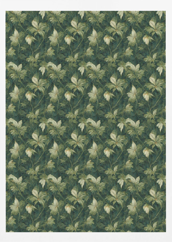 Verdant Blossom Tapestry | Poster