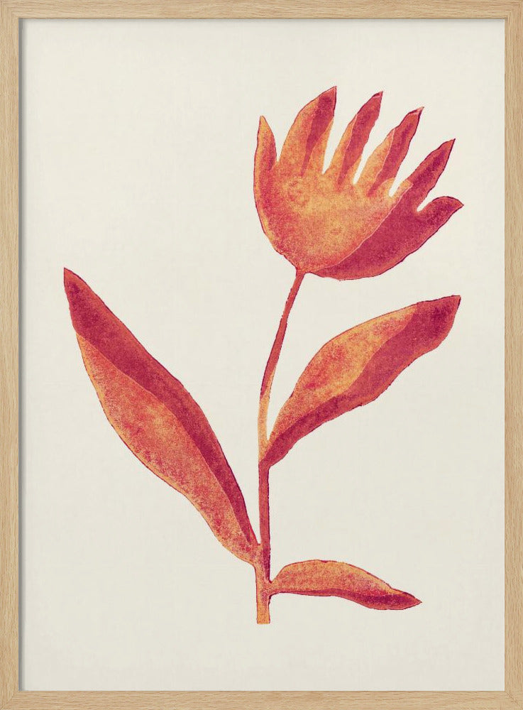 Linoleumsnitt / Viva Magenta | Poster