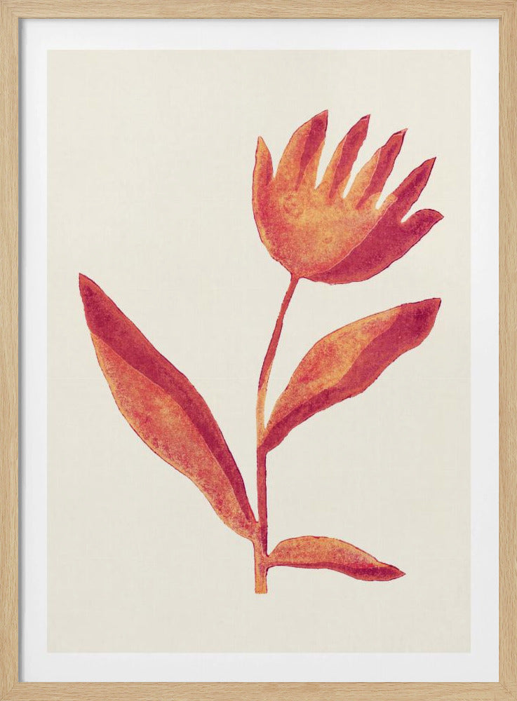 Linoleumsnitt / Viva Magenta | Poster