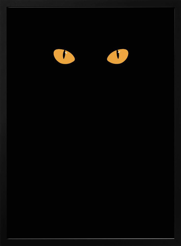 Halloween cat eyes | Poster