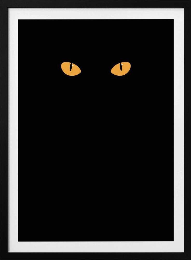 Halloween cat eyes | Poster