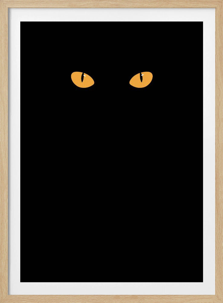 Halloween cat eyes | Poster