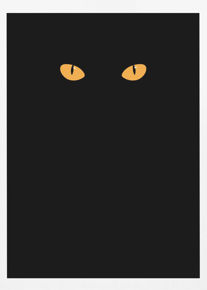 Halloween cat eyes | Poster