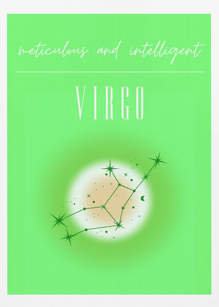 Virgo Zodiac Print Art | Poster