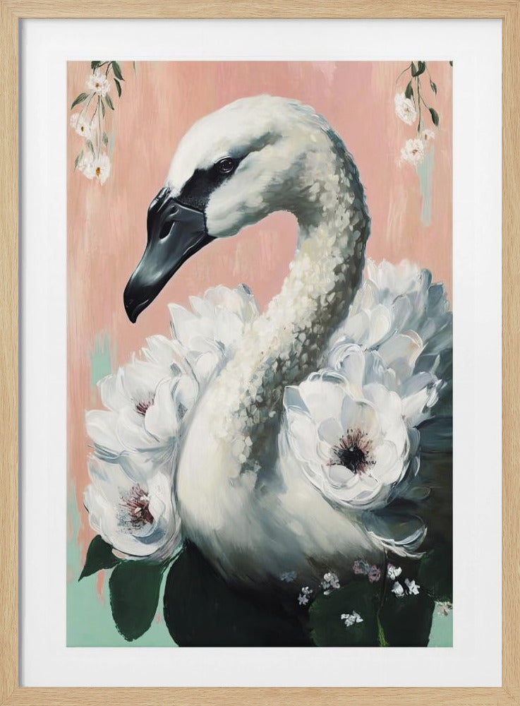 Der Schwan | Poster - Kunstdruck