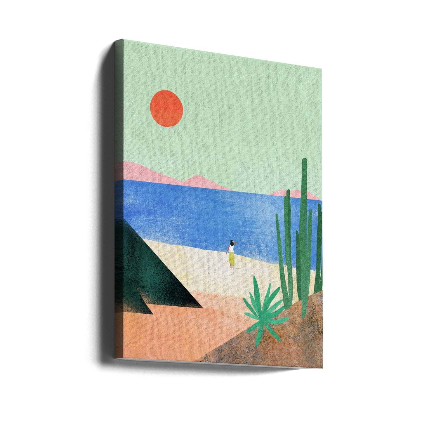 Strandflicka ii | Canvas