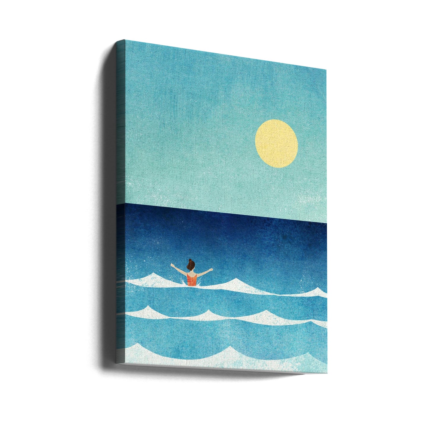 Schwimmen im Meer ii | Leinwand-Bilder