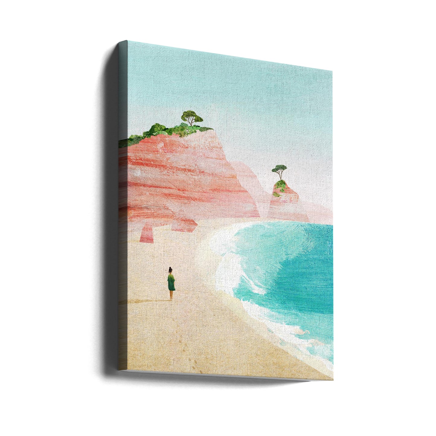 Strandmädchen iv | Leinwand-Bilder