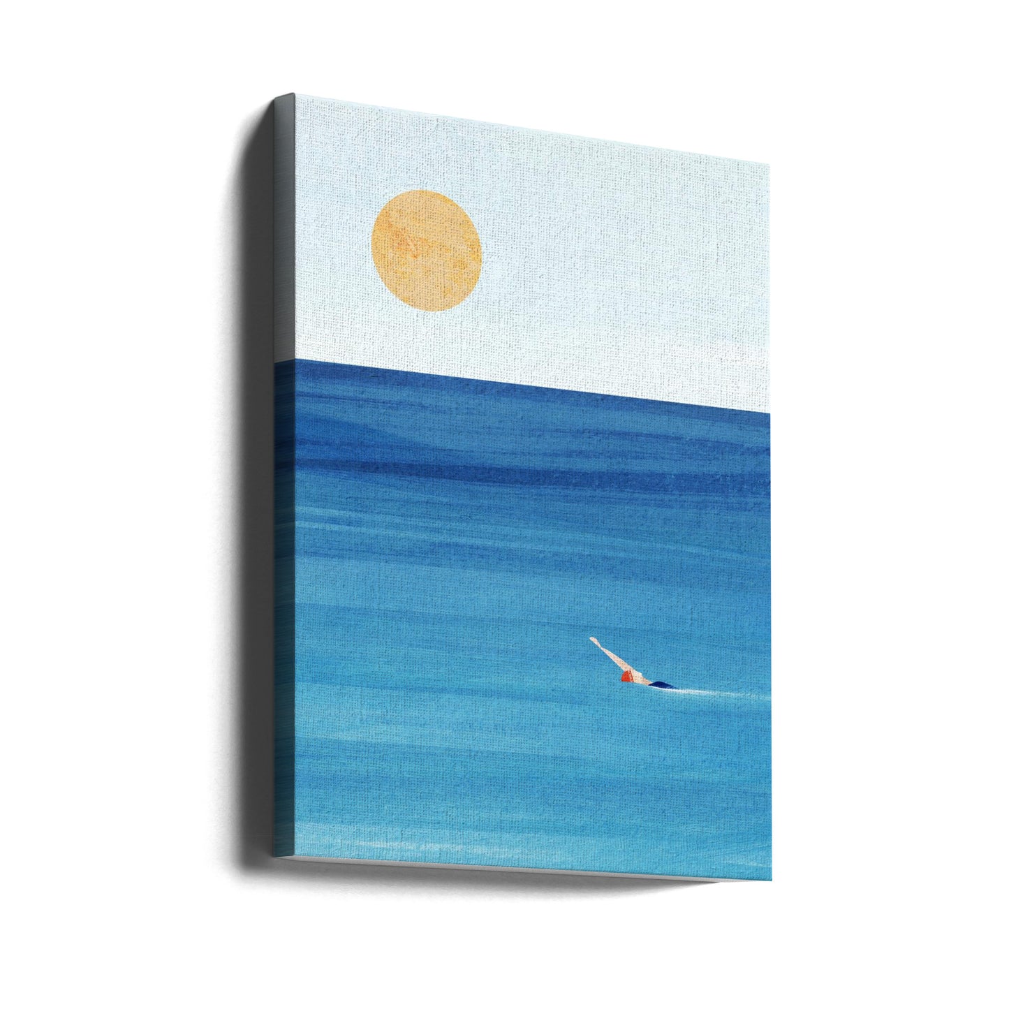 Nuoto in mare | Stampe su Tela