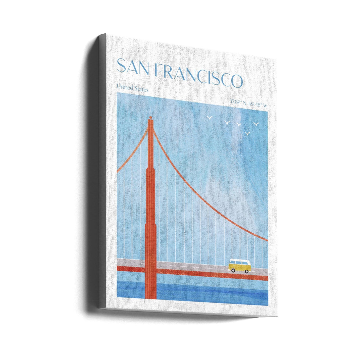 San Francisco, Most Golden Gate | Wydruki na łótnie