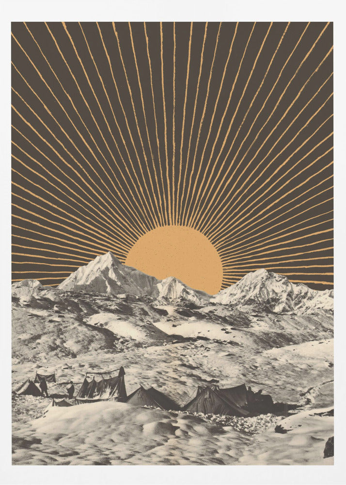 Paysage de montagne n° 6 | Affiche