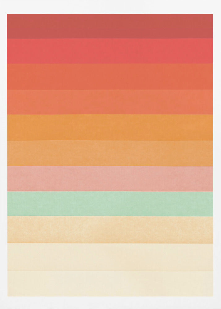Rainbow Chevrons | Poster