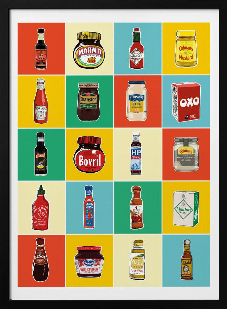 Taxonomía de los condimentos | Posters - Impresiones de Arte