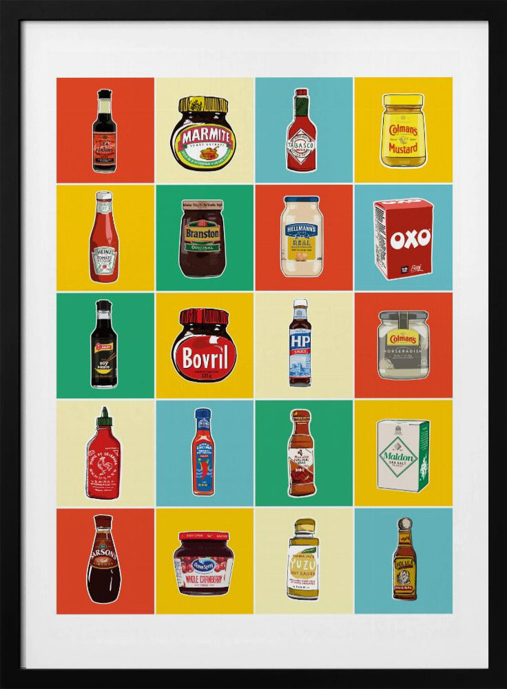 Taxonomía de los condimentos | Posters - Impresiones de Arte