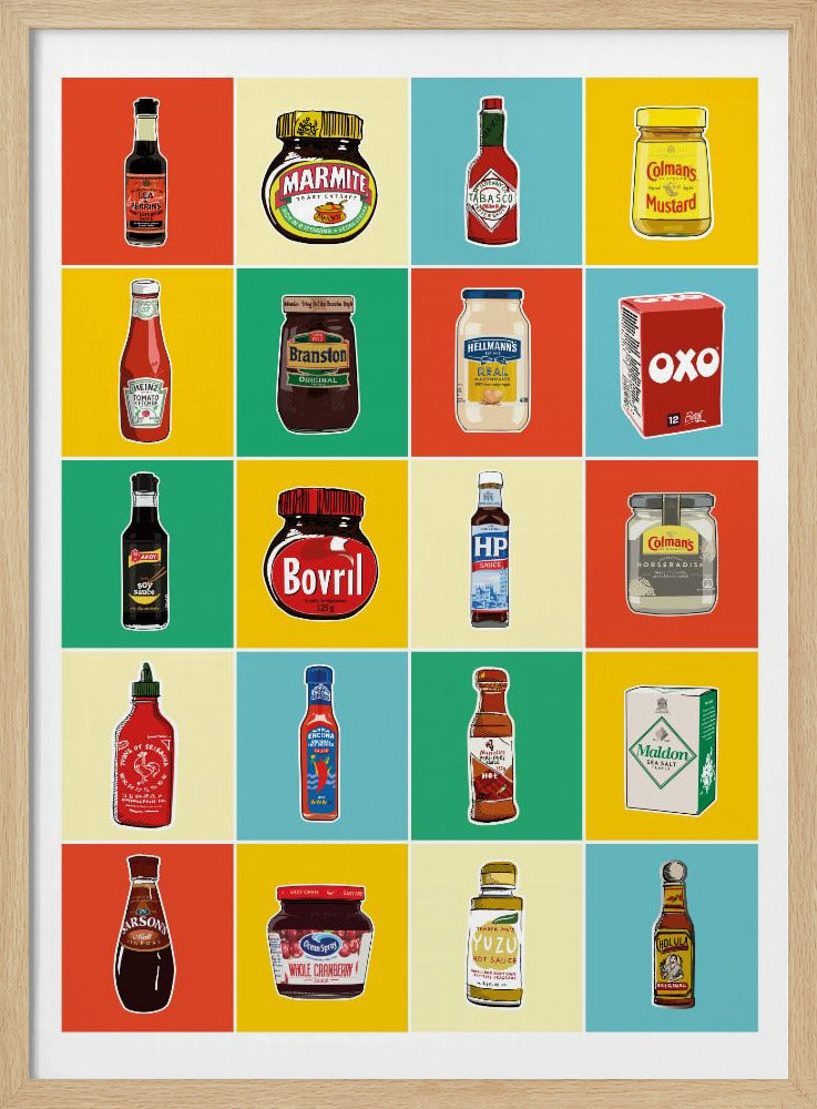 Taxonomía de los condimentos | Posters - Impresiones de Arte