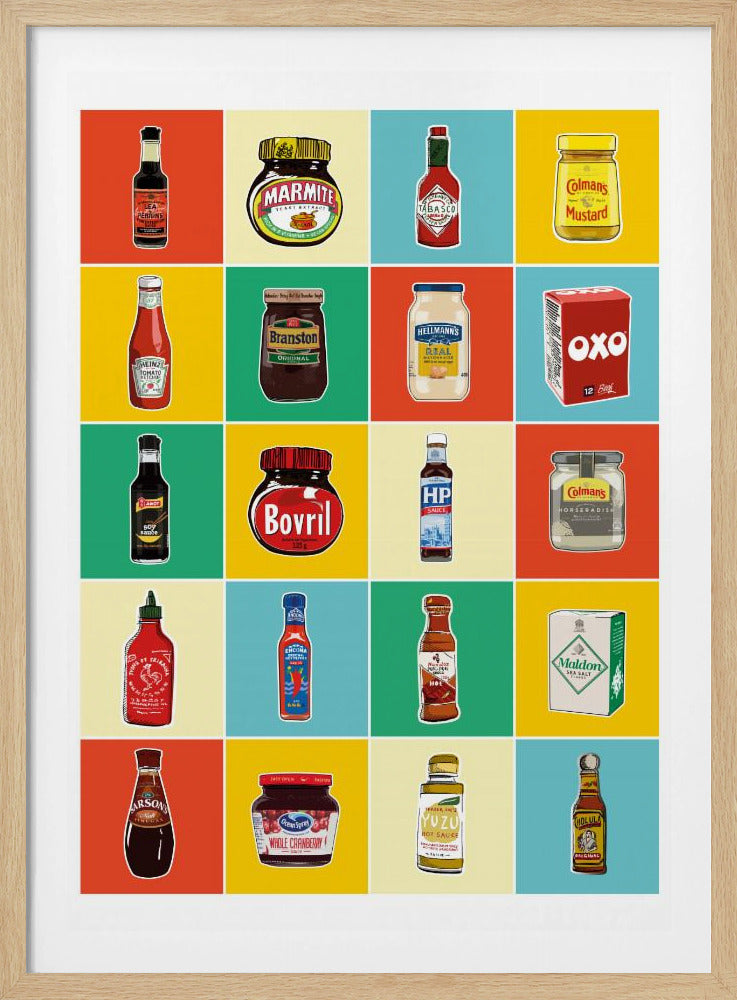 Taxonomía de los condimentos | Posters - Impresiones de Arte