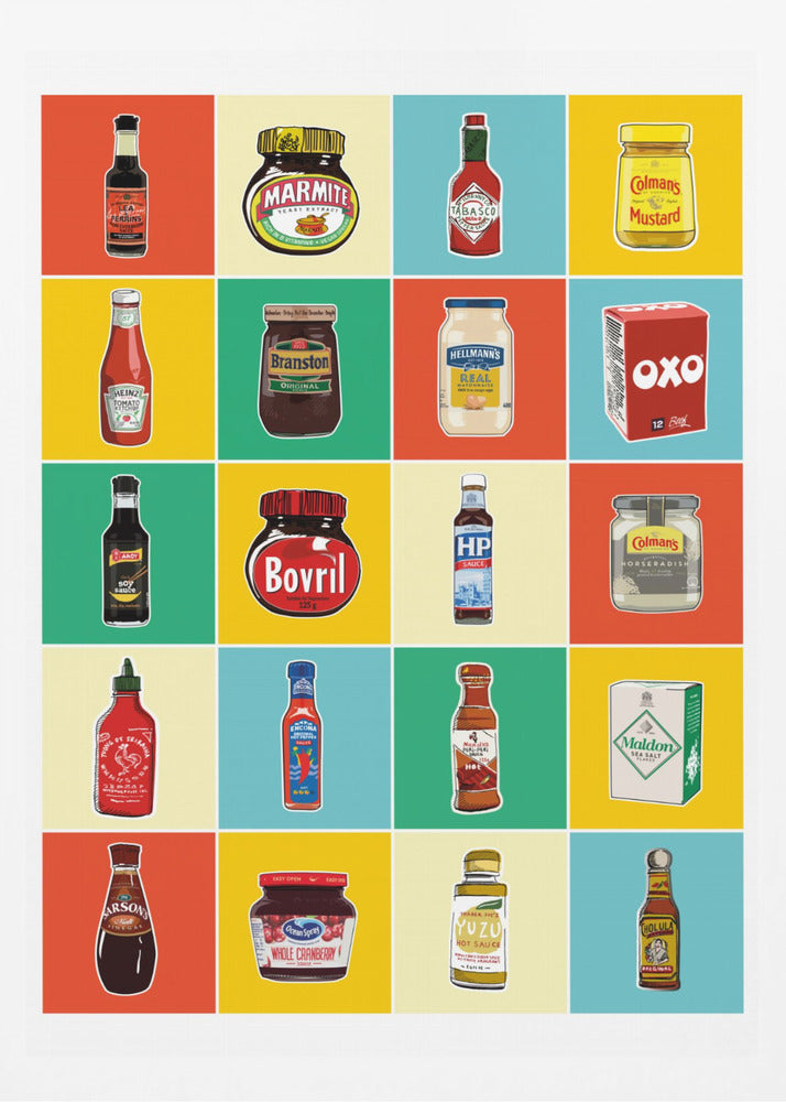 Taxonomie des condiments | Affiches