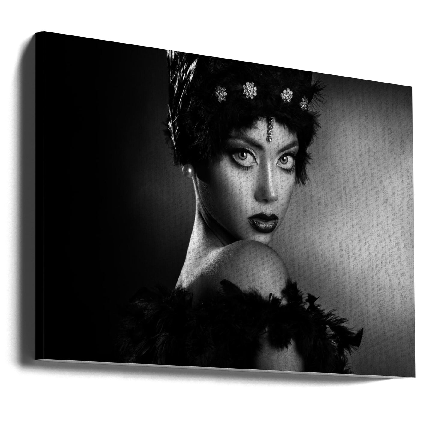 Anita i svart | Canvas