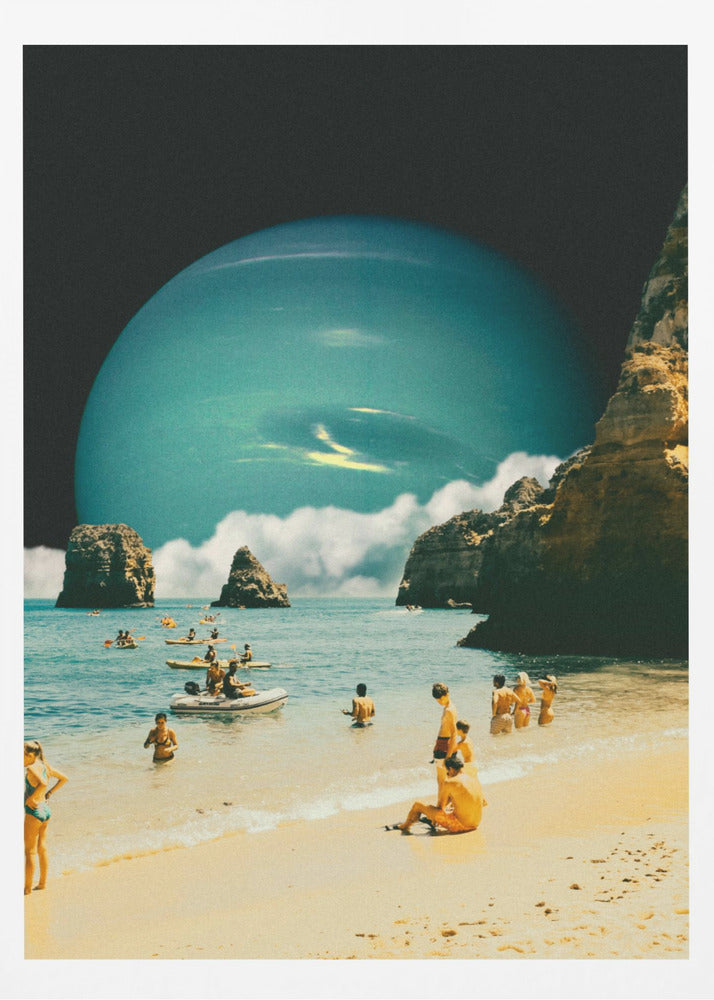 Plage spatiale | Affiche