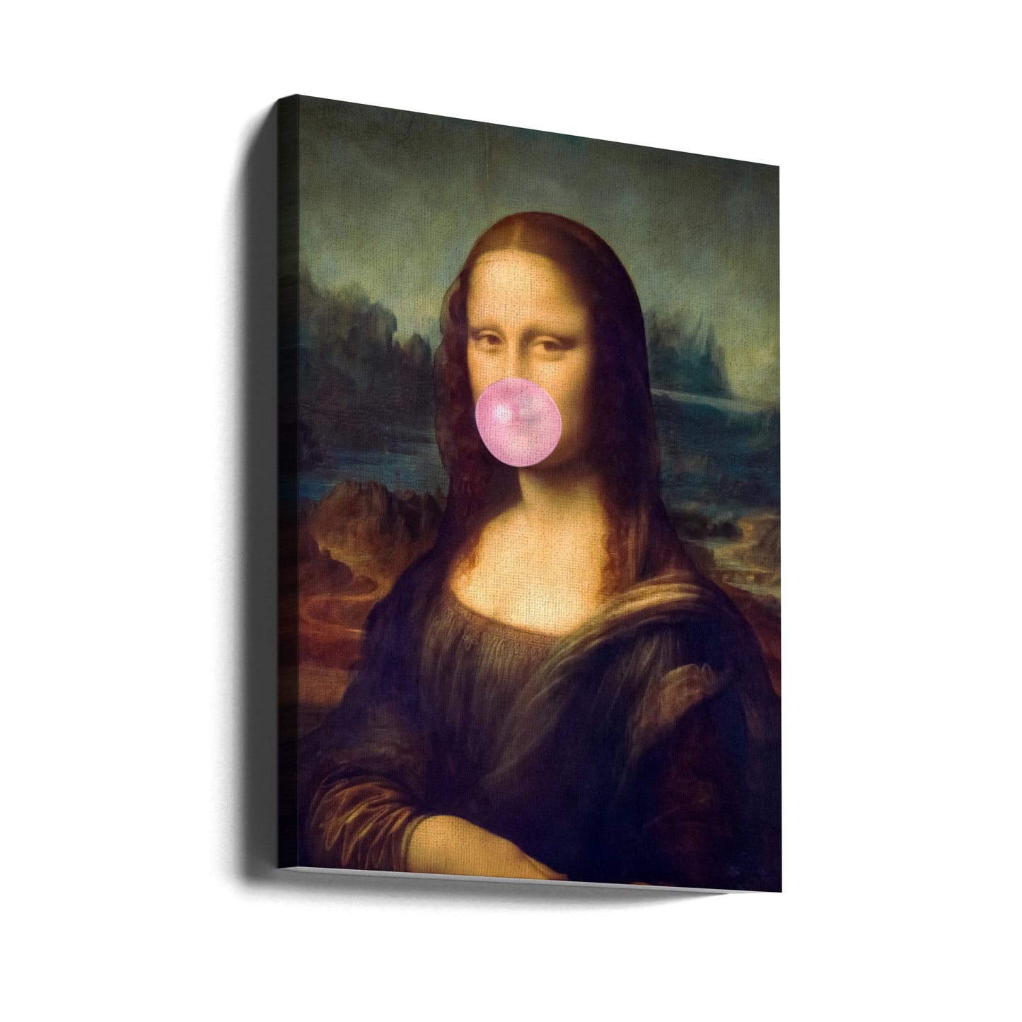 Mona Lisa Kaugummi | Leinwand-Bilder
