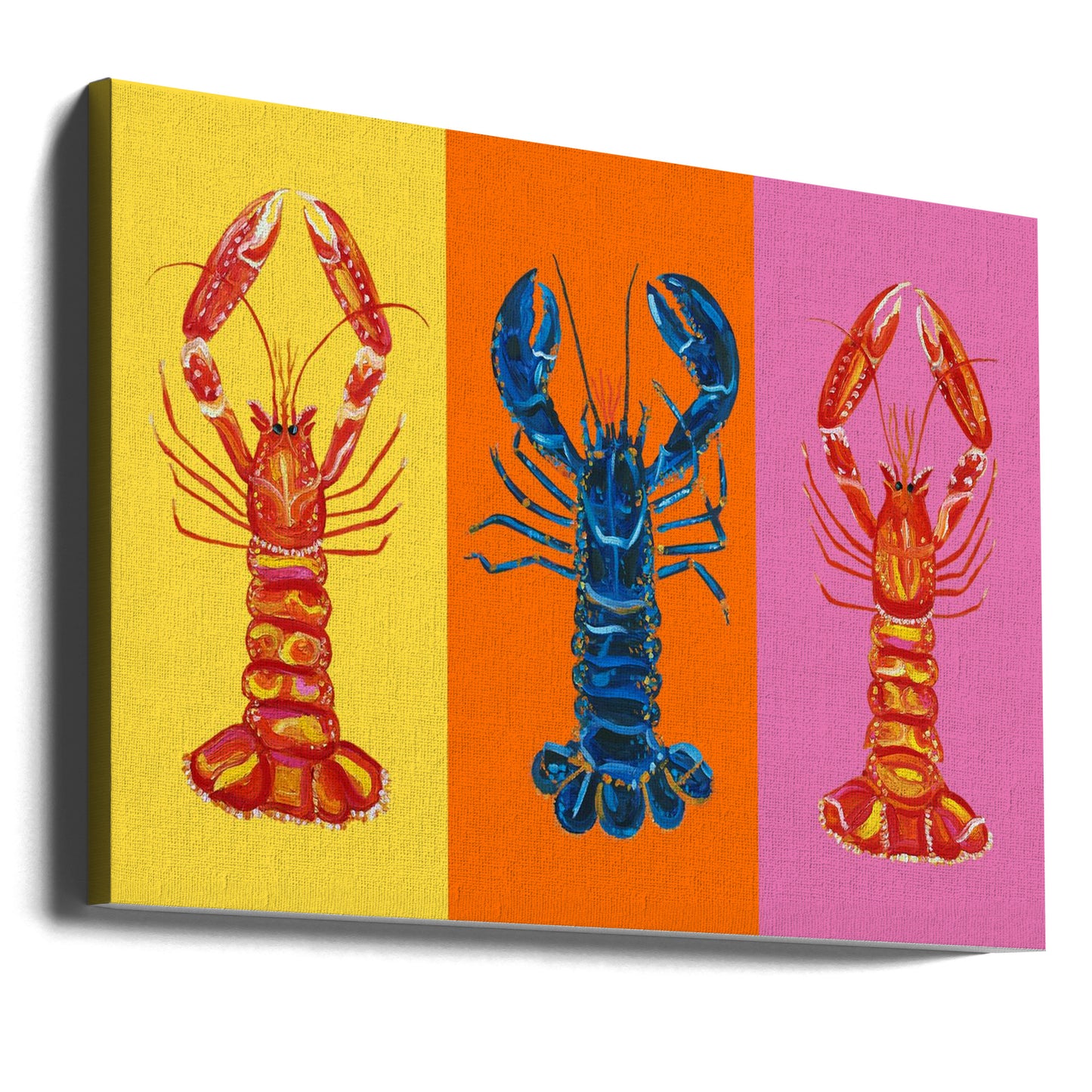 Lobster Langoustines Pop Art 3 | Lærredsbilleder