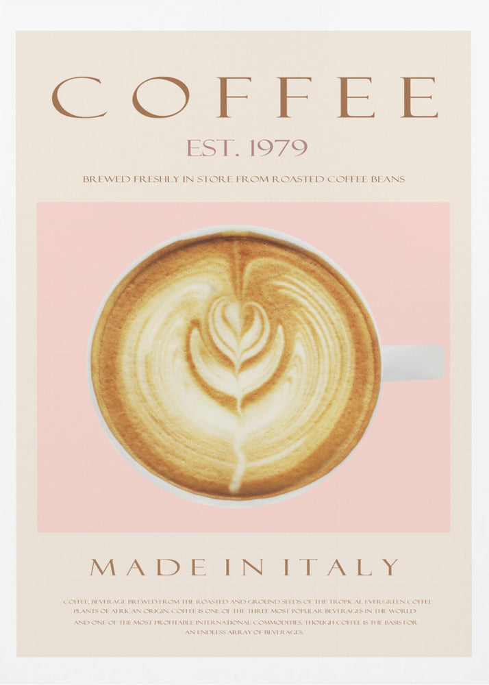 Café établi en 1979 | Affiche