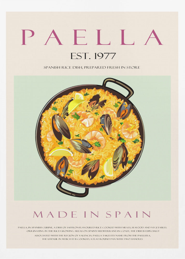 Paella Est. 1977 | Affiche