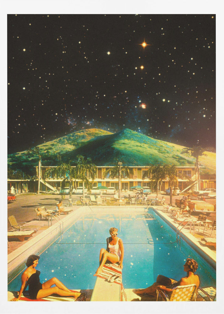Piscine spatiale | Affiche