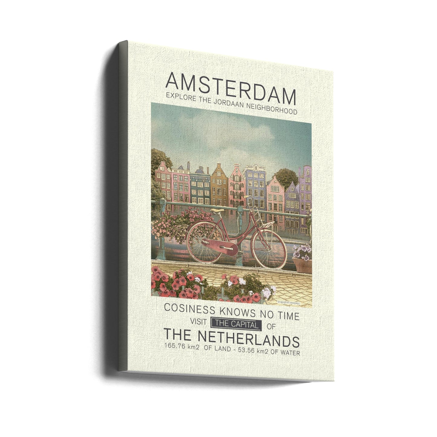 Amsterdamin painatus | Canvastaulut