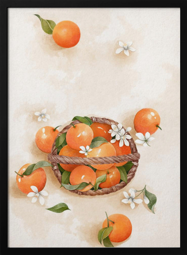Saftige Orange | Poster - Kunstdruck